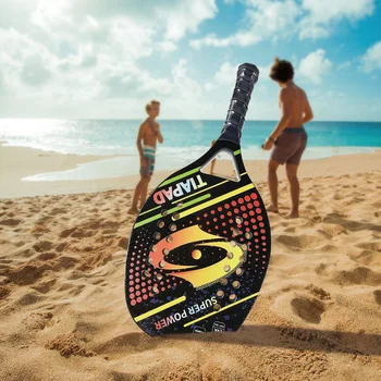 מקצועי החוף מחבטי טניס משקל רך אווה הפנים מחבט בוגרים באיכות גבוהה סיבי זכוכית ו 3K פחמן עם תיק יוניסקס