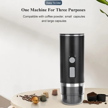 נייד קפה אספרסו מכונת נטענת מכונת קפה של Nespresso גדולים וקטנים קפסולת קפה אבקת אוניברסלי הבורא