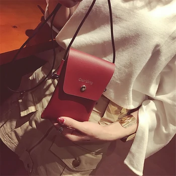 נשים פשטות אופנה רב Hasp ארנקים נקבה דק הטלפון תיק תיק שליח תכליתי מחזיקי כרטיס בנות מטבע ארנקים