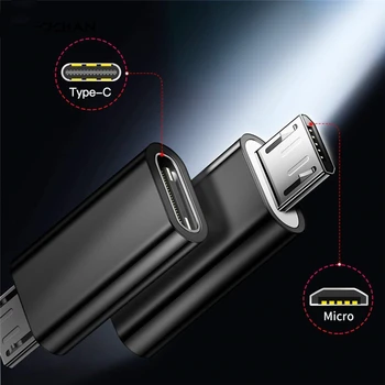 סוג C הנקבה זכר מיקרו USB מתאם ממיר טלפון נייד מחבר טעינה עבור Huawei Xiaomi Redmi החכם מתאמים