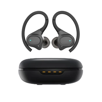 ספורט אוזניות עם מיקרופון רעש לבטל את Bluetooth האלחוטי 5.1 אוזניות סטריאו HiFi פועל האוזן ווים אלחוטית Earbud