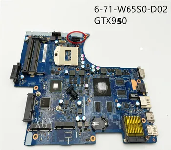 על CLEVO W670S W670SCR W650SCR K650D W650S K610C K590C מחשב נייד לוח אם 6-71-W65S0-D02 GTX950M 6-77-W650SB00-D02
