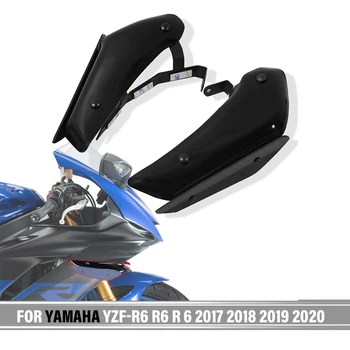 על ימאהה YZF-R6 R6 R 6 2017 2018 2019 2020 אופנוע Fairing חלקים אווירודינמי אגף הערכה קבוע Winglet Fairing כנף