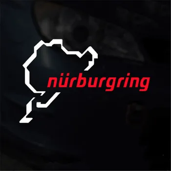 קלאסי DesignCar מדבקות על מסלול מירוץ Nurburgring מדבקת רכב Deca CarWaterproof אוטומטי קרם הגנה לרכב-מדבקה KK