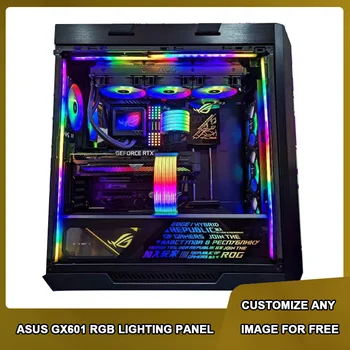 רוג ' GX601 מקרה RGB תאורה הבקרה להתאמה אישית לילית הליוס PSU GPU סוגר ARGB אור לוח MOD PC Gamer צלחת הילה תרגום