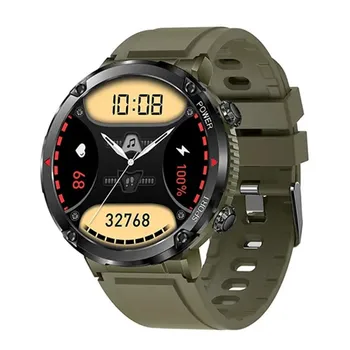 שעון חכם לגברים 1.6 אינץ מגע מלא צמיד כושר גשש ספורט שעונים Bluetooth לקרוא שעון חכם 600mAh סוללה גדולה