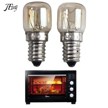 תנור אור 15W 25W עמיד בטמפרטורות גבוהות 300 מעלות בתנור מיקרוגל הנורה מנורת מלח E14 קטן פה בורג